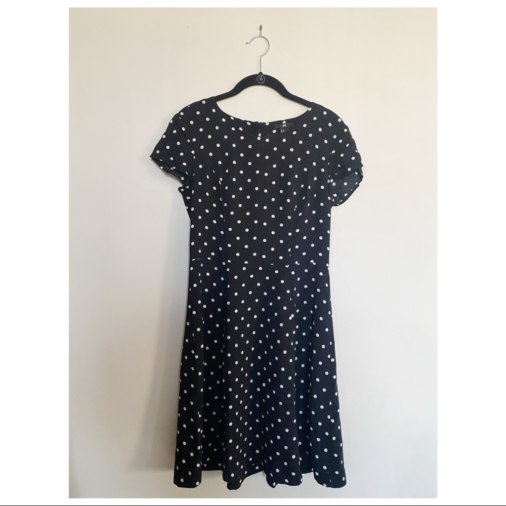 H&M Polka Dot Midi Dress | Size 6